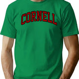 Cornell T-Shirt for Men & Women, T-Shirts Graphic Tee - Green