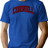 Cornell T-Shirt for Men & Women, T-Shirts Graphic Tee - Blue