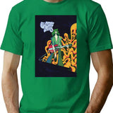 Cosmic Debriz T-Shirt for Men & Women, T-Shirts Graphic Tee - Green