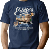 Cousin Eddie'S Rv Service Repair Dks Worn T-Shirt for Men & Women, T-Shirts Graphic Tee - Navy