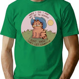 Cowboy Garf T-Shirt for Men & Women, T-Shirts Graphic Tee - Green