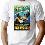 Creature From The Black Lagoon Remastered (1954) T-Shirt for Men & Women, T-Shirts Graphic Tee - White