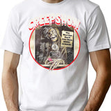 Creepshow 1982 Oval Worn Out T-Shirt for Men & Women, T-Shirts Graphic Tee - White