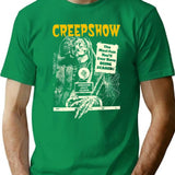 Creepshow Skull T-Shirt for Men & Women, T-Shirts Graphic Tee - Green