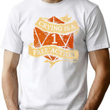 Crying Is A Free Action T-Shirt for Men & Women, T-Shirts Graphic Tee - White