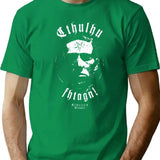 Cthulhu Fhtagn - Eldritch Dreamer - Lovecraftian Mythos Wear T-Shirt for Men & Women, T-Shirts Graphic Tee - Green