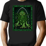 Cthulhu Icon - Azhmodai 2020 T-Shirt for Men & Women, T-Shirts Graphic Tee - Black