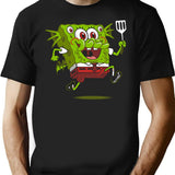 Cthulhu Pants - Funny Lovecraft Cartoon Horror T-Shirt for Men & Women, T-Shirts Graphic Tee - Black