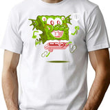 Cthulhu Pants - Funny Lovecraft Cartoon Horror T-Shirt for Men & Women, T-Shirts Graphic Tee - White