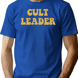 Cult Leader T-Shirt for Men & Women, T-Shirts Graphic Tee - Blue