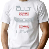 Cult T-Shirt for Men & Women, T-Shirts Graphic Tee - White