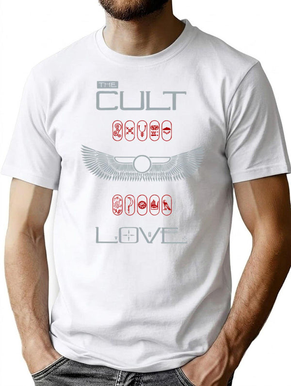 Cult T-Shirt for Men & Women, T-Shirts Graphic Tee - White