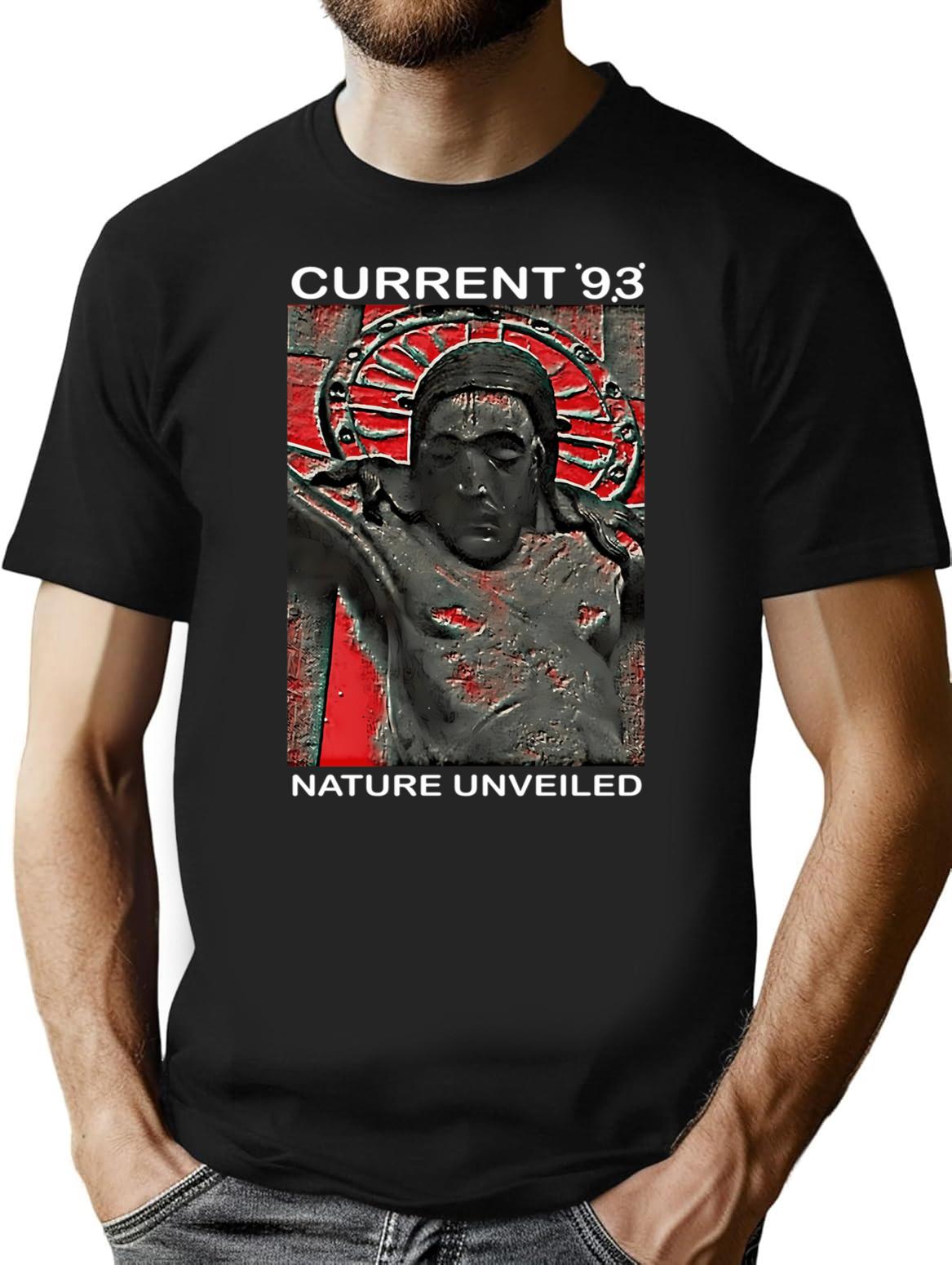 Current-93-Nature-Unveiled T-Shirt for Men & Women, T-Shirts Graphic Tee - Black