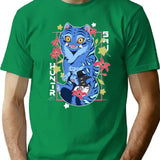 Cute Cat Bird Jinu'S Pets Demons T-Shirt for Men & Women, T-Shirts Graphic Tee - Green