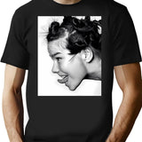 Cute Girl T-Shirt for Men & Women, T-Shirts Graphic Tee - Black