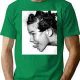Cute Girl T-Shirt for Men & Women, T-Shirts Graphic Tee - Green