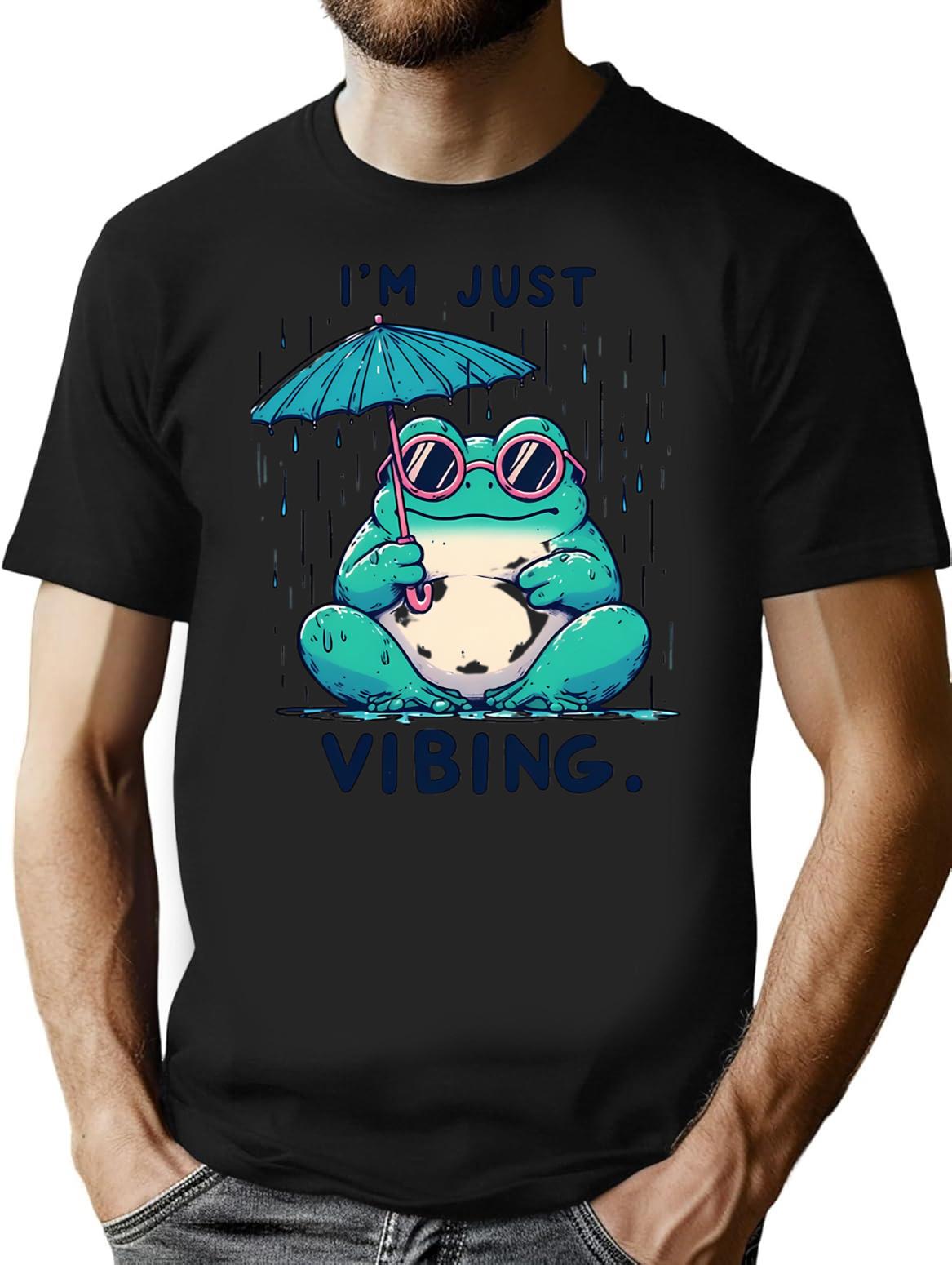 Cute Humor T-Shirt for Men & Women, T-Shirts Graphic Tee - Black