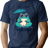 Cute Humor T-Shirt for Men & Women, T-Shirts Graphic Tee - Navy