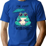 Cute Humor T-Shirt for Men & Women, T-Shirts Graphic Tee - Blue