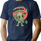 Cutethulhu T-Shirt for Men & Women, T-Shirts Graphic Tee - Navy
