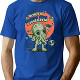 Cutethulhu T-Shirt for Men & Women, T-Shirts Graphic Tee - Blue