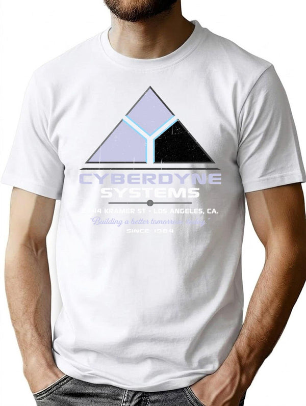 Cyberdyne Systems Building A Better Tomorrow Today T-Shirt for Men & Women, T-Shirts Graphic Tee - White