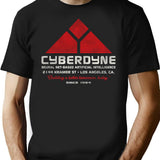 Cyberdyne Systems Red Worn T-Shirt for Men & Women, T-Shirts Graphic Tee - Black