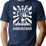 Cyberstorm (Vibrations 1996) T-Shirt for Men & Women, T-Shirts Graphic Tee - Navy