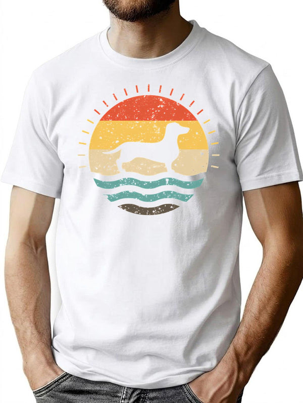 Dachshund Vintage Dachshund Dog Dachshund Dad Dachshund Funny Dachshund Dachshund Gifts Dachshund Gifts Dachshund Lover Dachshund Mom T-Shirt for Men & Women, T-Shirts Graphic Tee - White