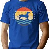 Dachshund Vintage Dachshund Dog Dachshund Dad Dachshund Funny Dachshund Dachshund Gifts Dachshund Gifts Dachshund Lover Dachshund Mom T-Shirt for Men & Women, T-Shirts Graphic Tee - Blue