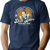 Dad Jokes Are How Eye Roll Father'S Day Funny T-Shirt for Men & Women, T-Shirts Graphic Tee - Navy