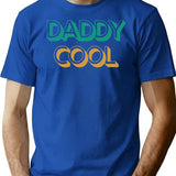 Daddy Cool Retro Style Father'S Day Gift (2) T-Shirt for Men & Women, T-Shirts Graphic Tee - Blue