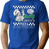Daddy Green'S Pizza Last Dragon T-Shirt for Men & Women, T-Shirts Graphic Tee - Blue