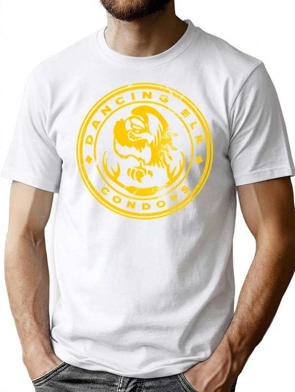 Dancing Elk Condors T-Shirt for Men & Women, T-Shirts Graphic Tee - White