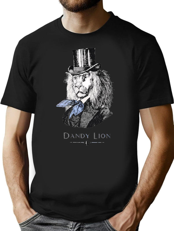 Dandylion T-Shirt for Men & Women, T-Shirts Graphic Tee - Black