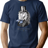Dandylion T-Shirt for Men & Women, T-Shirts Graphic Tee - Navy