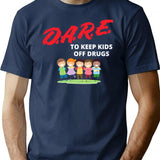 Dare Keep Kids Off Drugs Shirt Vintage Protect Young Tshirt Trust To Be Dare Save Children Family Shirt T-Shirt for Men & Women, T-Shirts Graphic Tee - Navy
