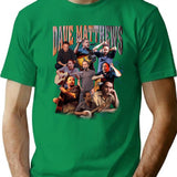 Dave Matthews T-Shirt for Men & Women, T-Shirts Graphic Tee - Green