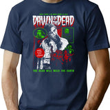 Dawn Of The Dead T-Shirt for Men & Women, T-Shirts Graphic Tee - Navy