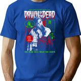 Dawn Of The Dead T-Shirt for Men & Women, T-Shirts Graphic Tee - Blue