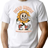 Dead Insidetime To Put My Game Face On T-Shirt for Men & Women, T-Shirts Graphic Tee - White