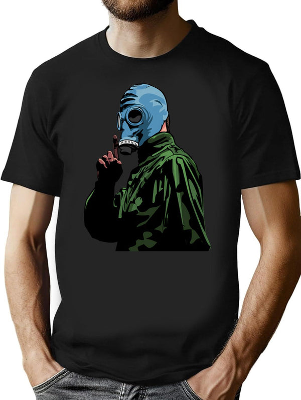 Dead Man'S Shoes Comic Style Illustration T-Shirt for Men & Women, T-Shirts Graphic Tee - Black