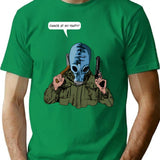 Dead Man'S Shoes Dance At My Party Comic Style Illustration T-Shirt for Men & Women, T-Shirts Graphic Tee - Green