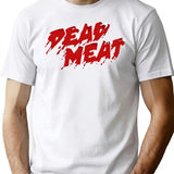 Dead Meat Youtube Logo Transparent T-Shirt for Men & Women, T-Shirts Graphic Tee - White