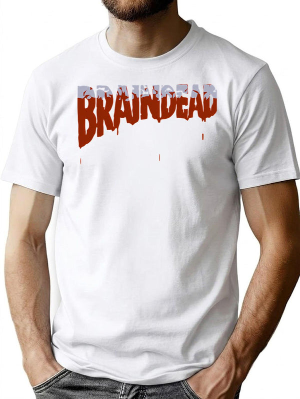 Dead Movie Alive Logo T-Shirt for Men & Women, T-Shirts Graphic Tee - White