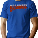 Dead Movie Alive Logo T-Shirt for Men & Women, T-Shirts Graphic Tee - Blue