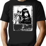 Death Wish - Zombie Makeout Club - Zombie Lowkey Design T-Shirt for Men & Women, T-Shirts Graphic Tee - Black
