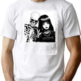 Death Wish - Zombie Makeout Club - Zombie Lowkey Design T-Shirt for Men & Women, T-Shirts Graphic Tee - White