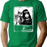 Death Wish - Zombie Makeout Club - Zombie Lowkey Design T-Shirt for Men & Women, T-Shirts Graphic Tee - Green