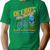 Deebo'S Bike Rentals T-Shirt for Men & Women, T-Shirts Graphic Tee - Green